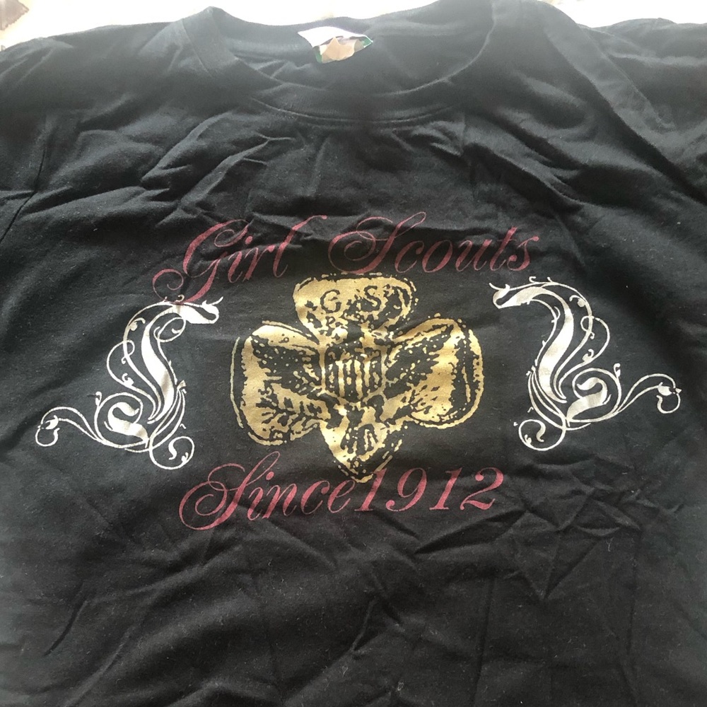 Girl Scout trefoil shirt